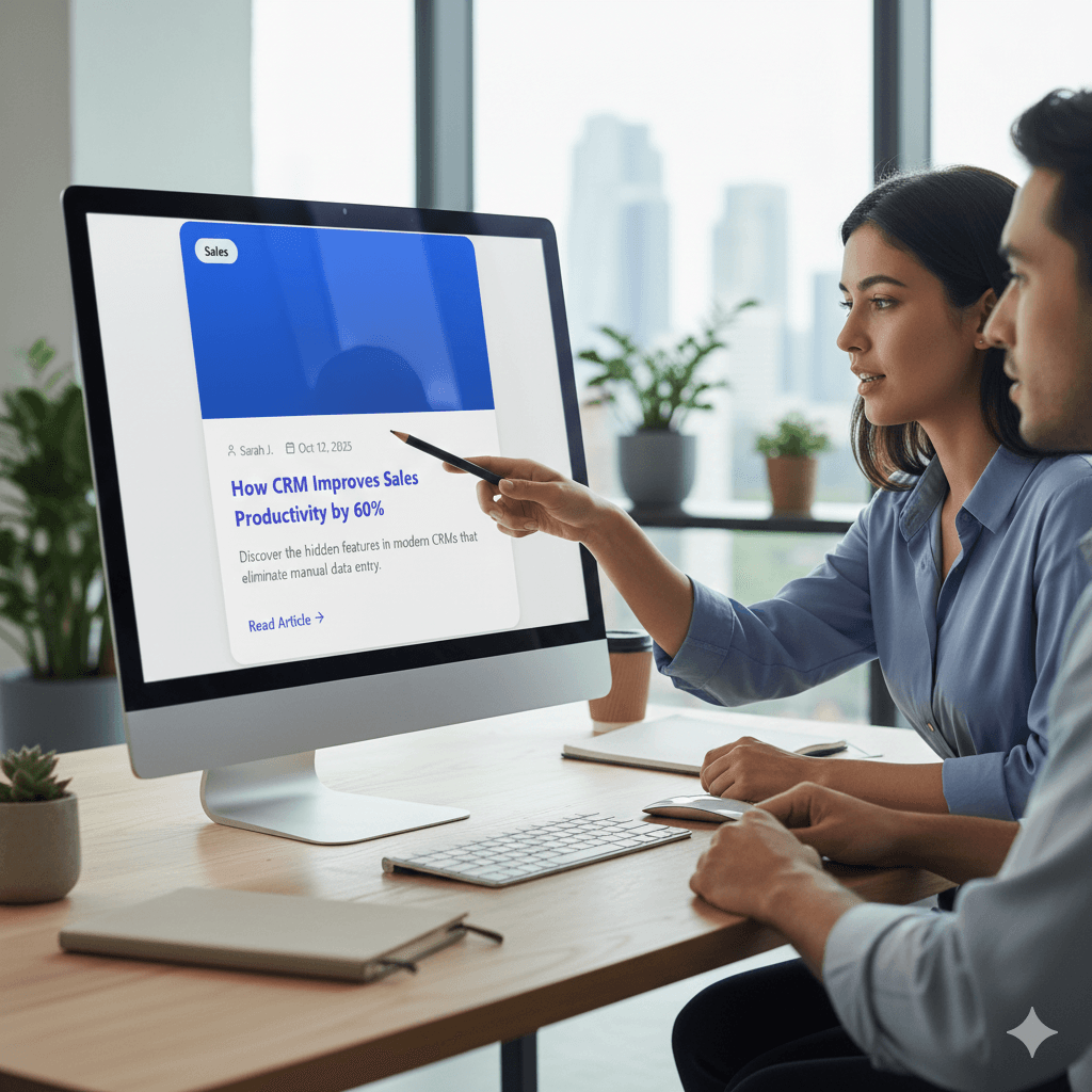 How CRM Improves Sales Productivity by 60%